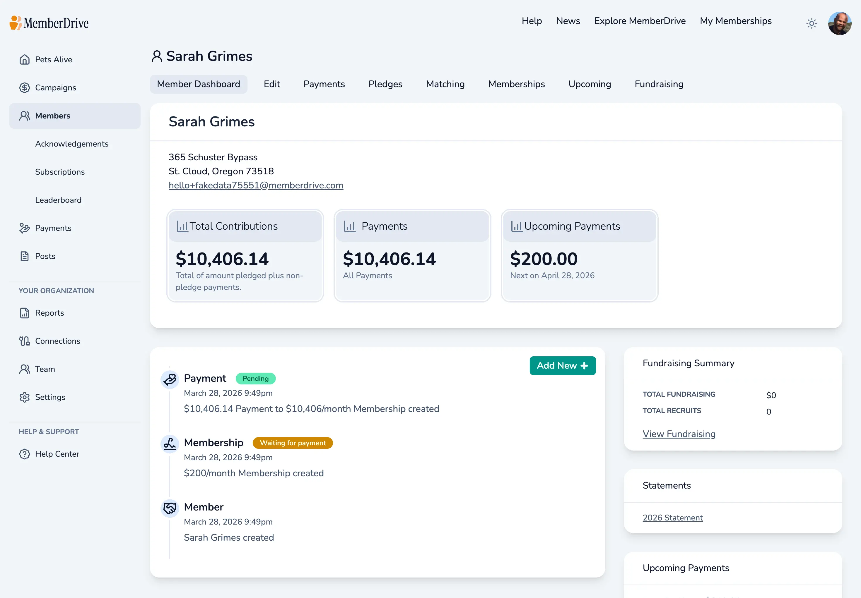 Donor CRM